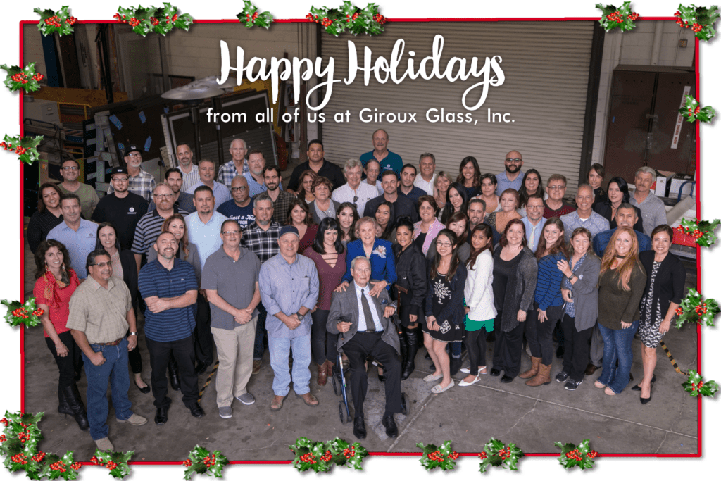Happy Holidays from the Giroux Glass Team