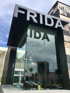 Giroux Glass installation at Frida, Del Amo Fashion Square