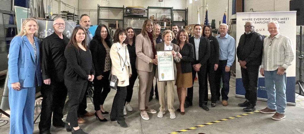 Giroux Glass Honored with LA County Award for Employee Ownership