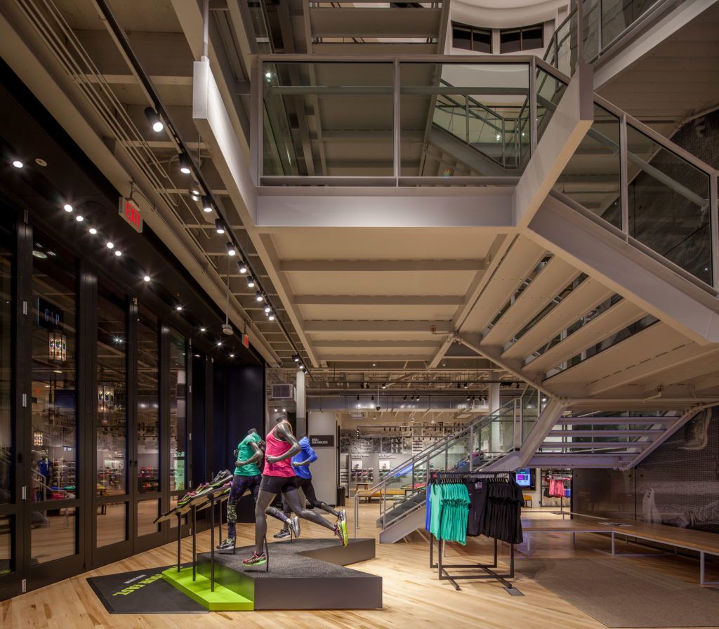 Inactivo reunirse Volar cometa Nike Store at the Grove, Los Angeles | Giroux Glass