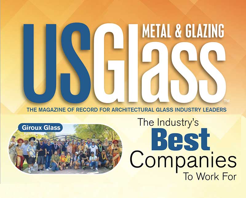 USGlass Names Giroux Glass One of the Industry’s Best Places to Work