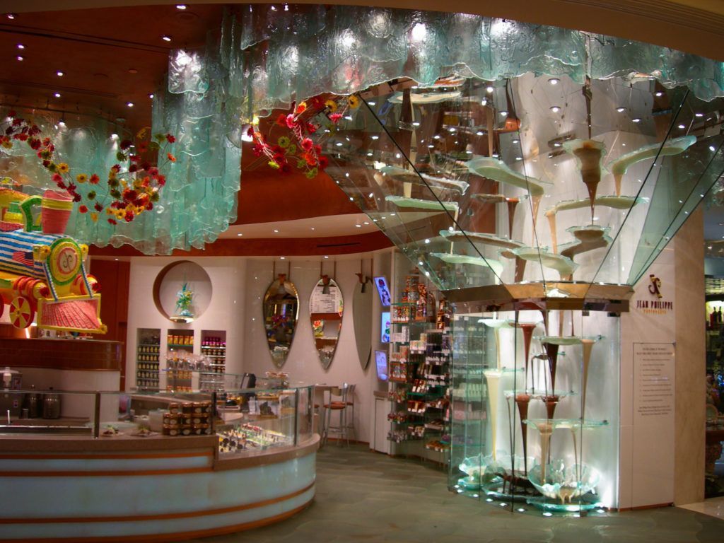 Giroux Glass World's Largest Chocolate Fountain at the Bellagio Las Vegas, NV