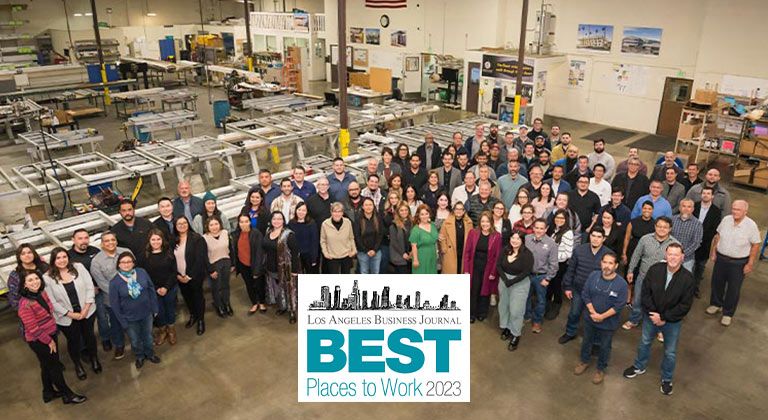Giroux Glass Ranks High in 2023 Best Places to Work in Los Angeles