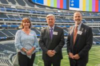 Christina Regnier, Amoros; Kelly Edwards, Giroux Glass; Rob Carter, Giroux Glass