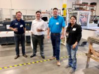 David Wells (Smart Doors) with Giroux crew: Manuel Hernandez, Andy Dvorak, Kelly Henry