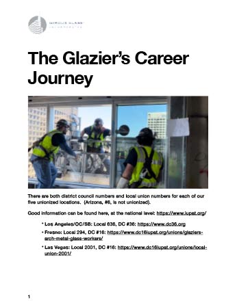 The Glazier’s Career Journey