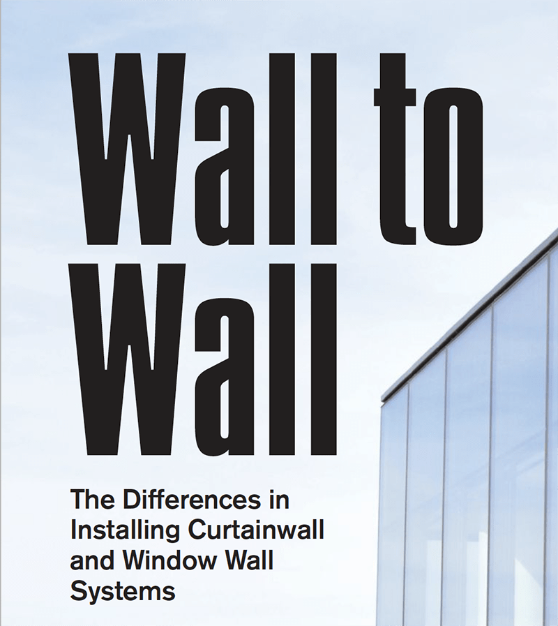 Wall to Wall; Russell South Quoted on Wall Systems in US Glass Magazine