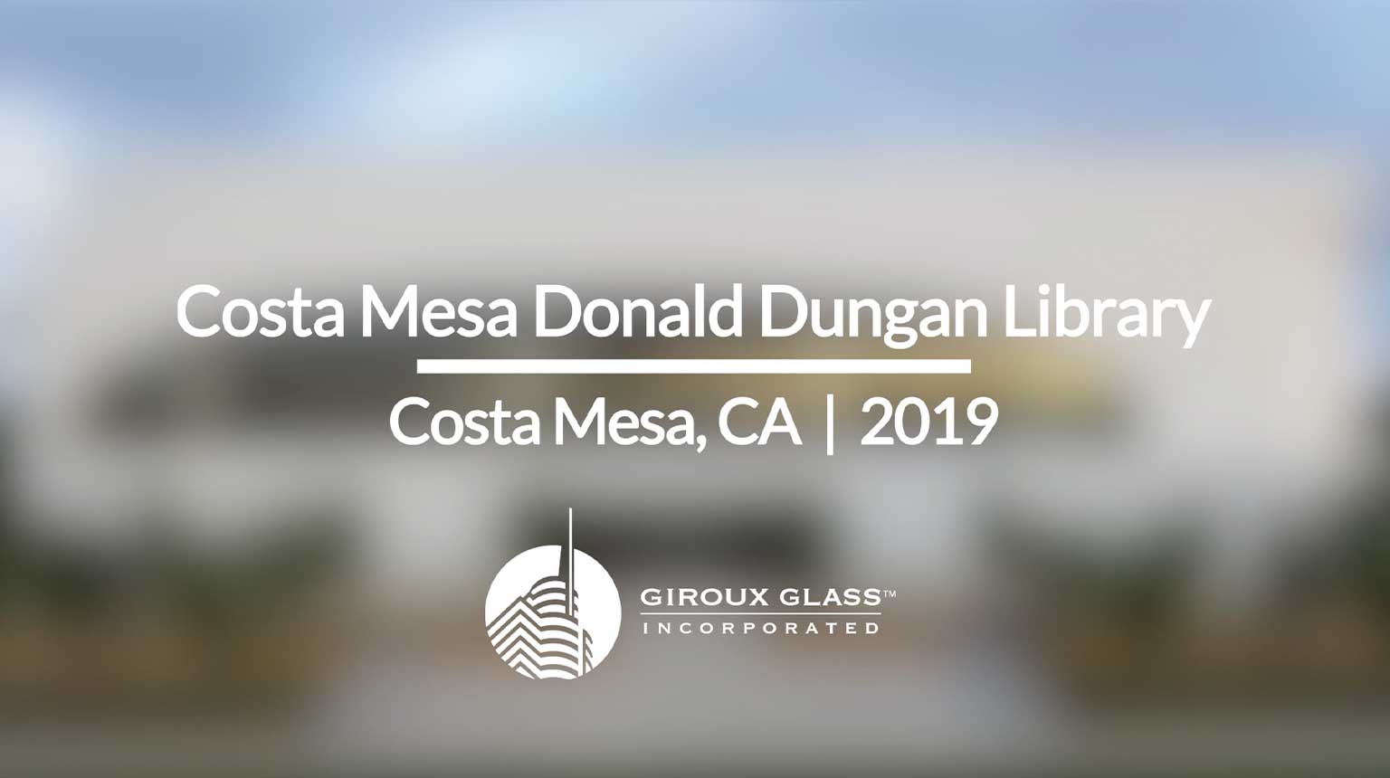 Costa Mesa Donald Dungan Library
