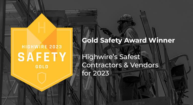Highwire Gold Safety Award Winner