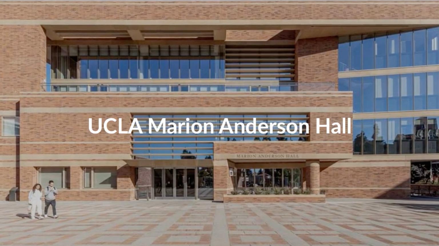 UCLA Marion Anderson Hall